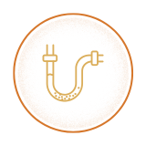 Clogged condensate drain icon